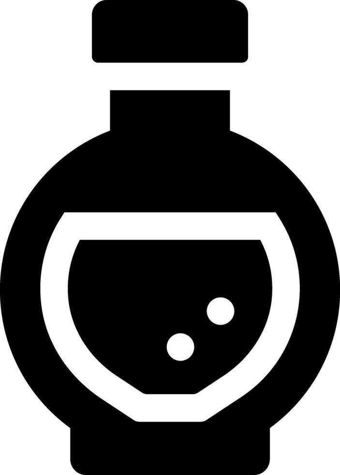 Rounded Filled Potion Icon vector