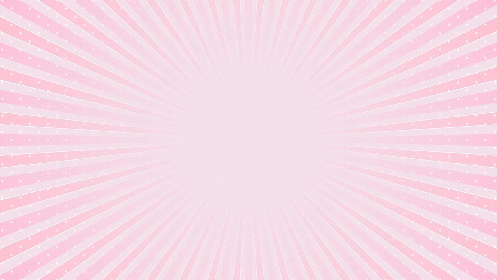 Pink sun rays retro with paper texture background. Abstract burst sun rays pattern design. vector