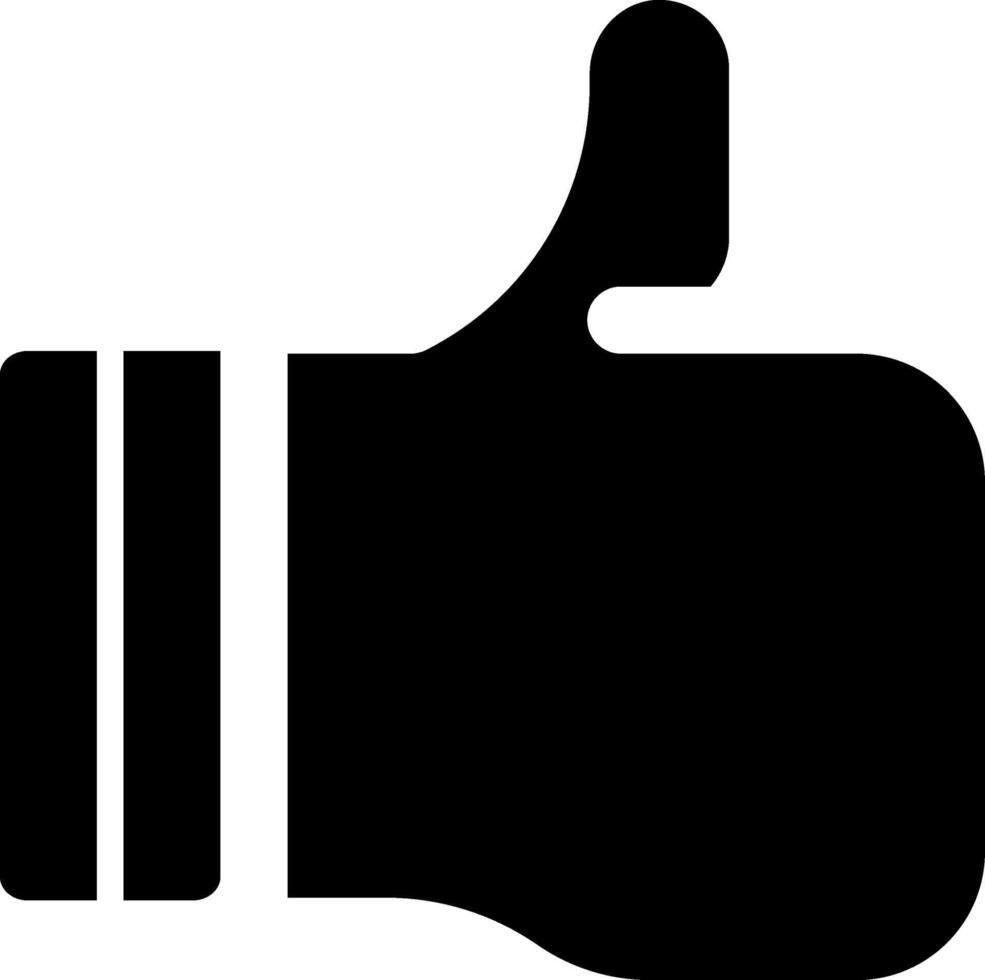 Rounded Filled Like Icon vector