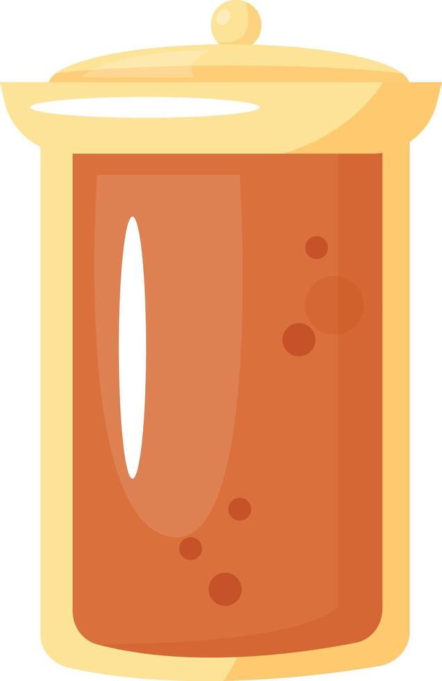 Glass of Apple Cider vector