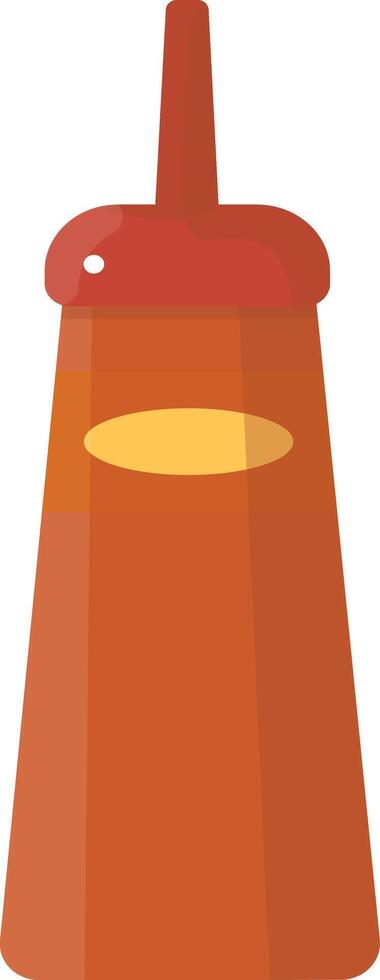 Red Ketchup Bottle vector