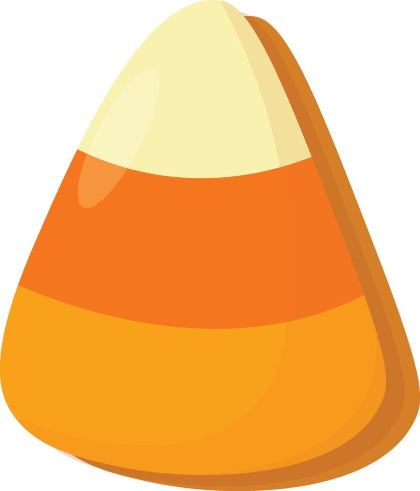 Pointed Candy Corn Cookie vector