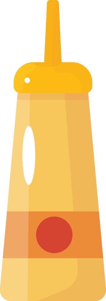 Yellow Mustard Bottle vector