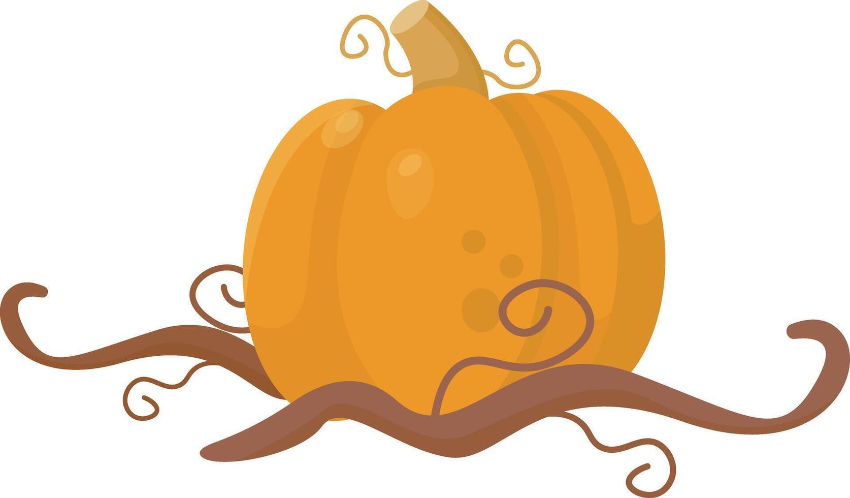 Small Decorative Pumpkin vector