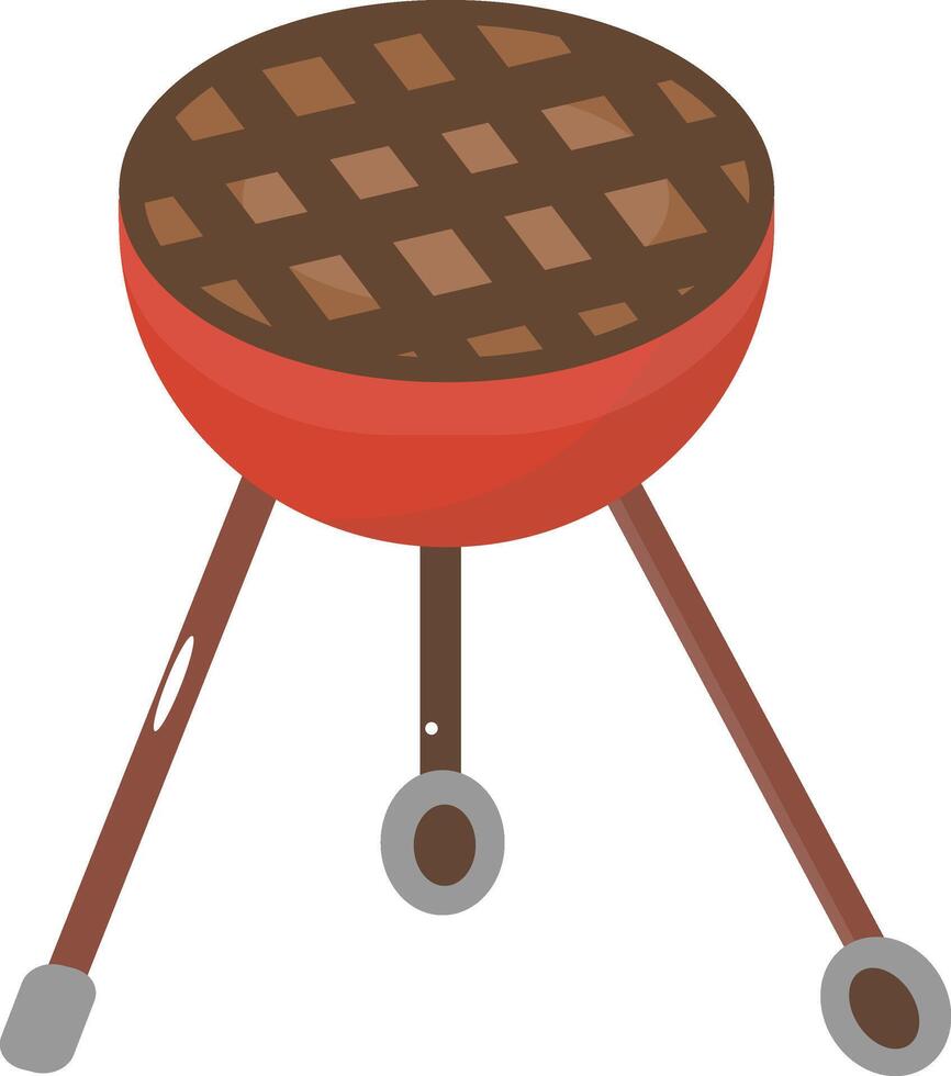 Portable Barbecue Grill vector