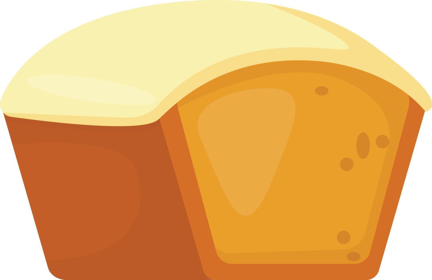 Glazed Pumpkin Spice Loaf vector