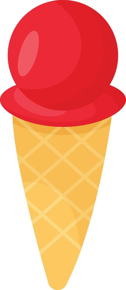 Red White Blue Cone vector