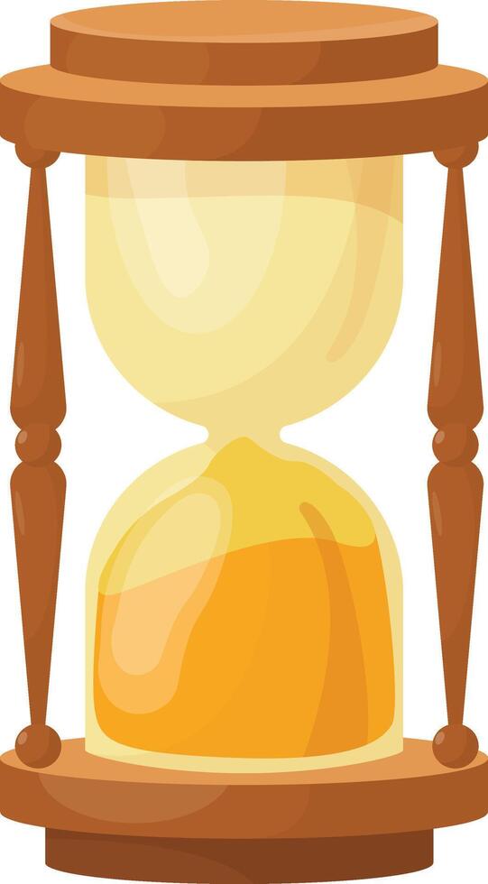 Classic Hourglass Timer vector