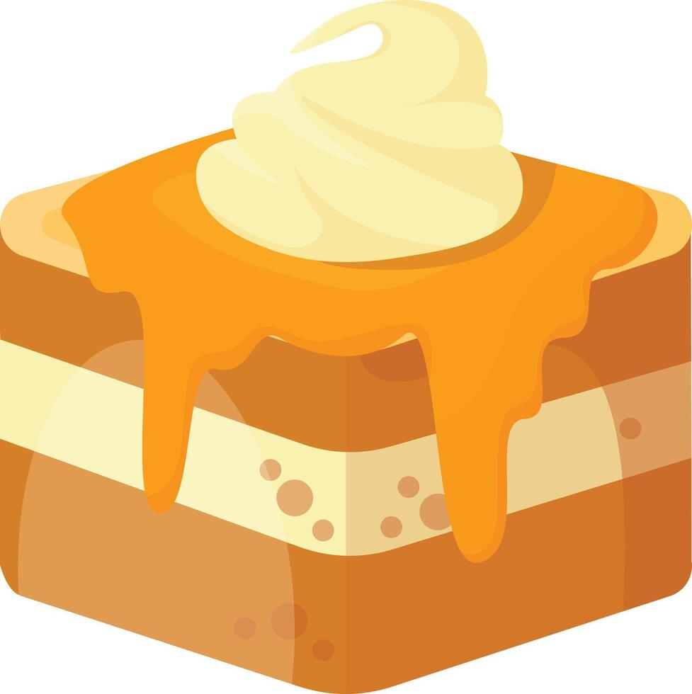 Swirled Pumpkin Spice Cake vector