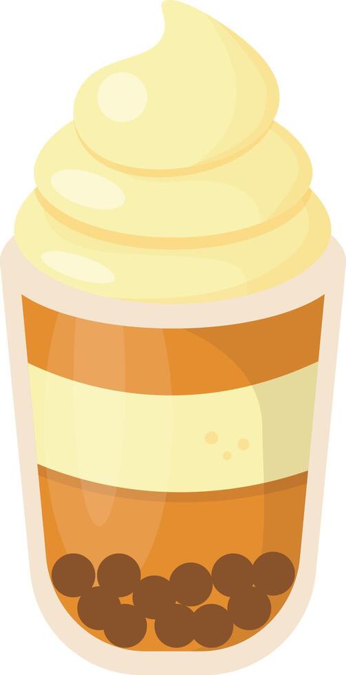Frosted Pumpkin Spice Cup vector