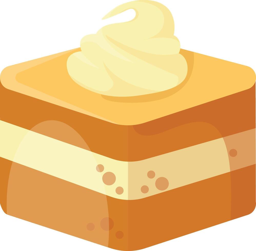 Layered Pumpkin Spice Cake vector