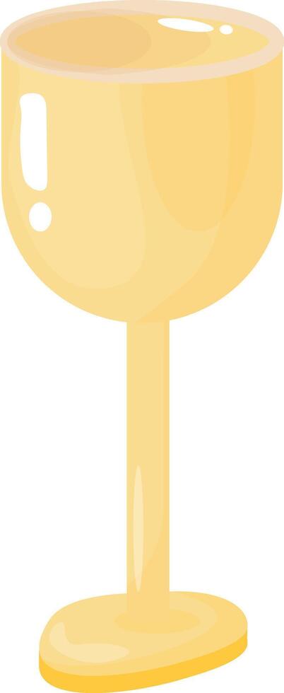 Clear Picnic Wine Glass vector