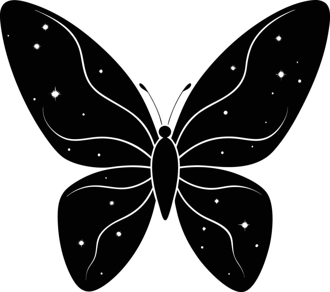 Printable Butterfly Patterns for Relaxation vector