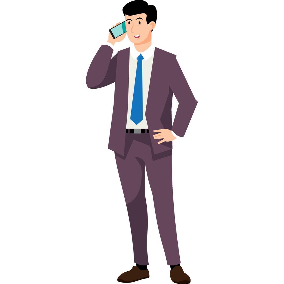 talking man cartoon character modern style avatar vector