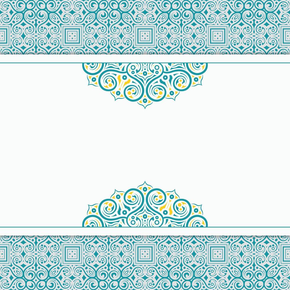Ornamental Decorative Design with pattern vector