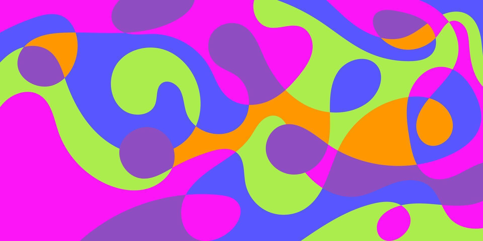 Background Abstract Colorful Geometric Shapes Design vector
