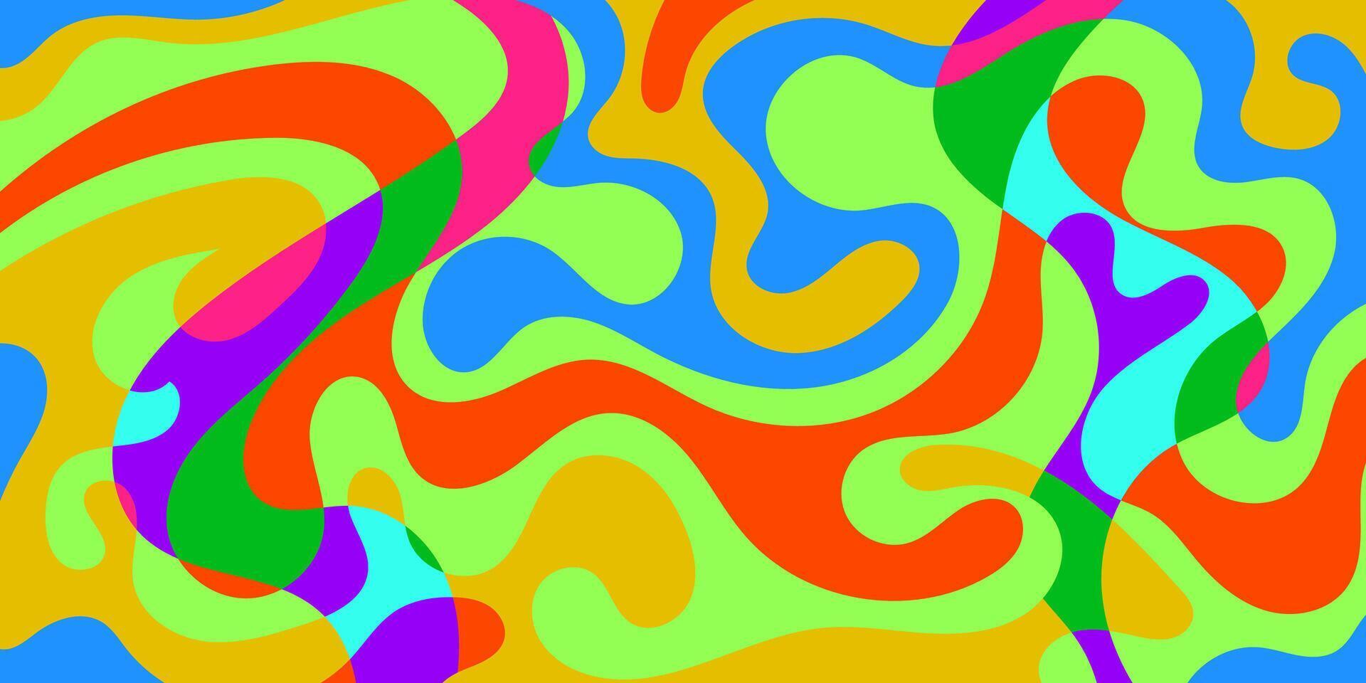 Abstract colorful design with geometric shapes vector