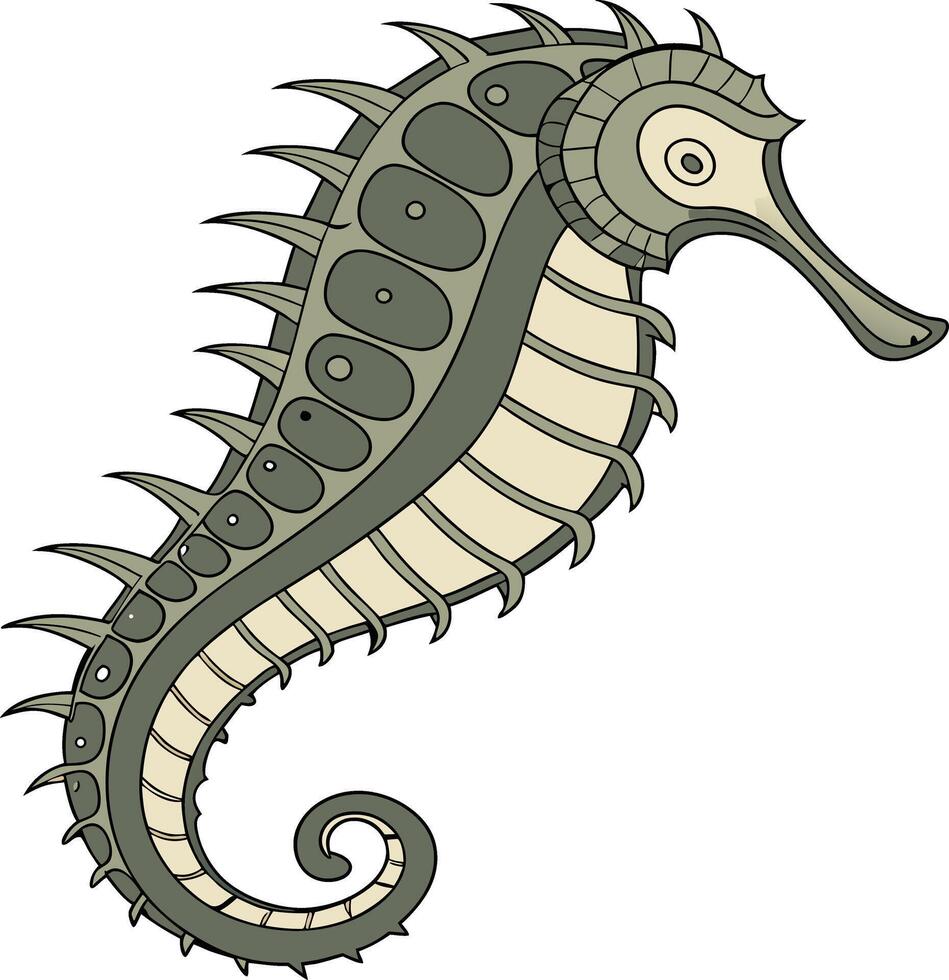 Colored Sea Cucumber Design Illustration vector