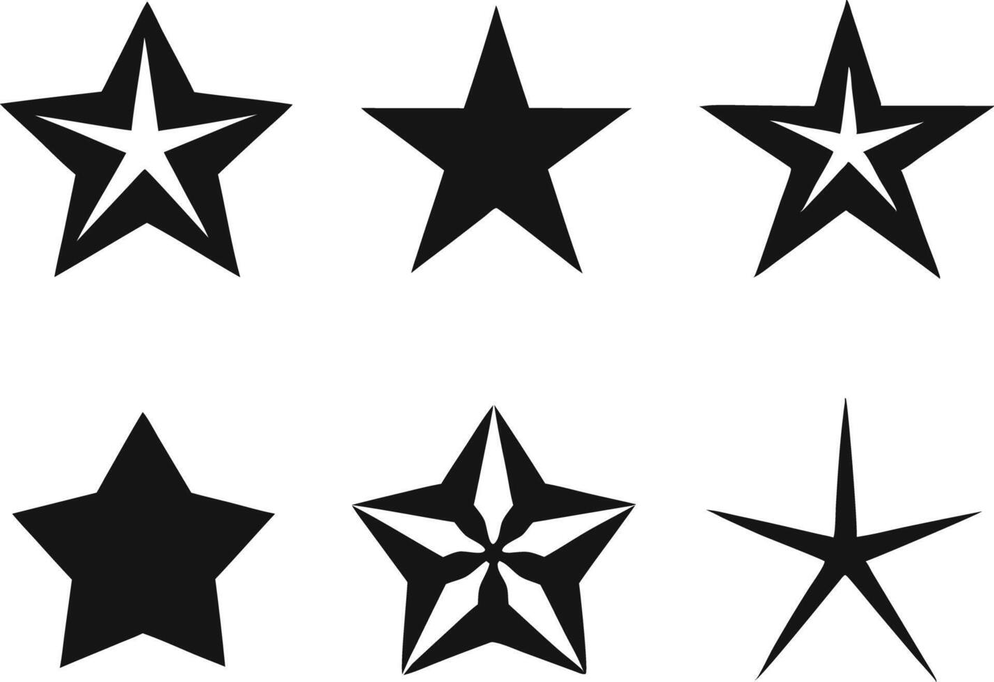 Star Silhouettes Illustration vector