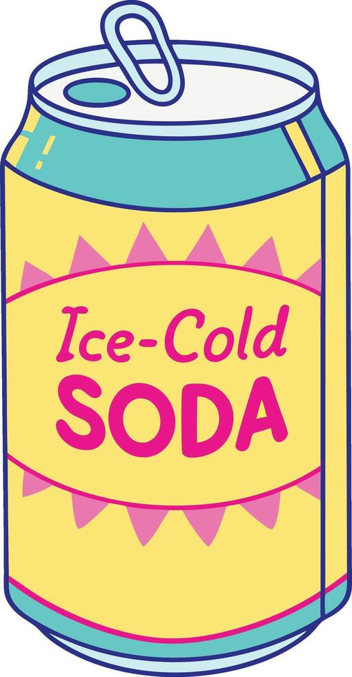 Soda Design Illustration for Branding Projects vector