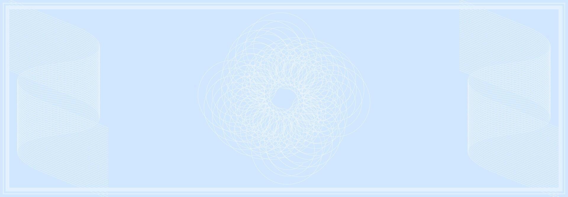 Blank with pattern and watermark lines, voucher pattern banknote, authorization banknote classic, document legal, decor award institution, illustration vector
