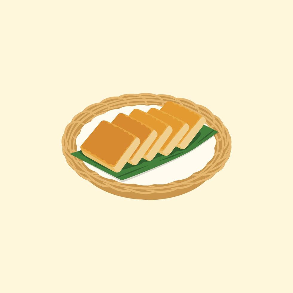 Indonesian Snack Illustration Winko vector