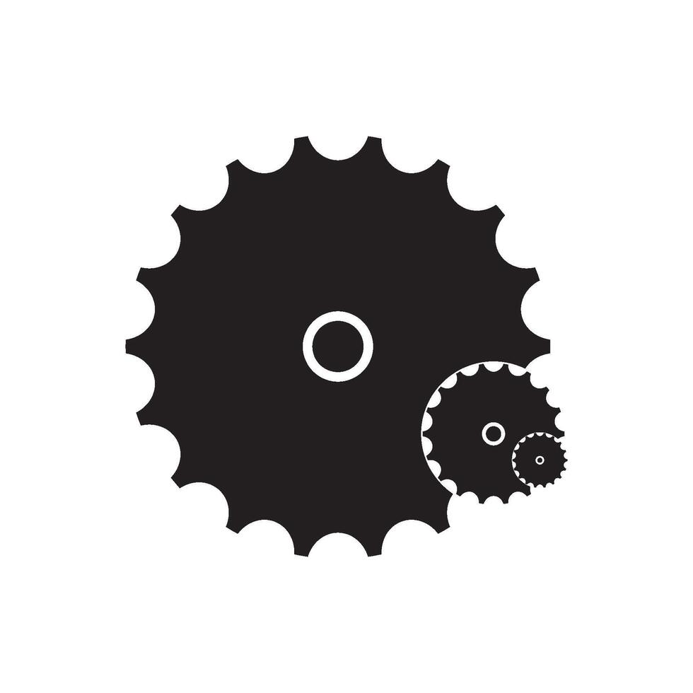 gear icon or settings element vector