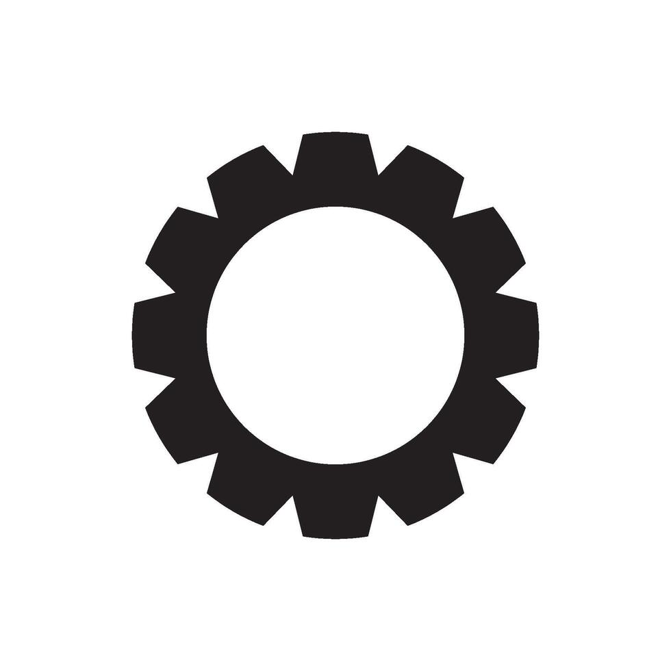 gear icon or settings design vector