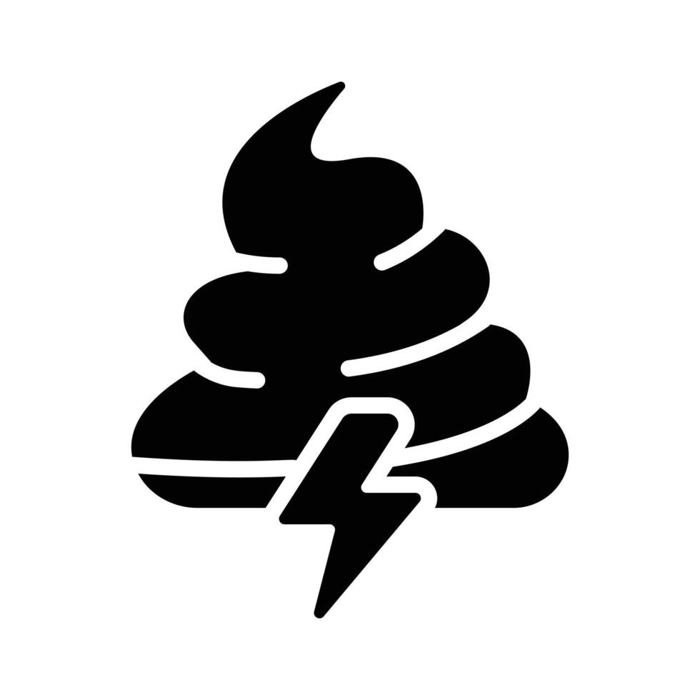 Grab this amazing icon of thunderstorm in modern style... vector