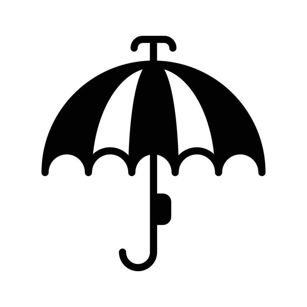 An umbrella shielding rain droplets, indicating rainy weather,..,, vector