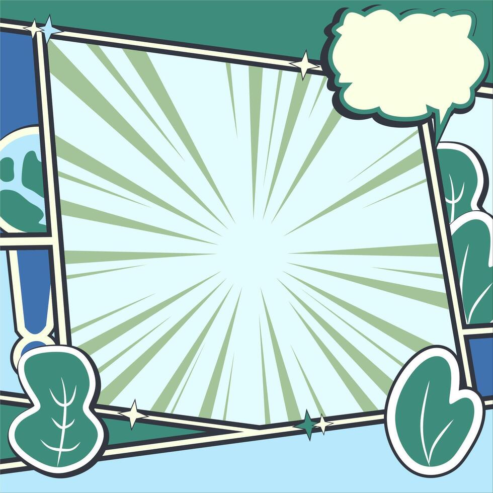 eco friendly elements such as leaves, the Earth, clouds, and a lightning bolt vector