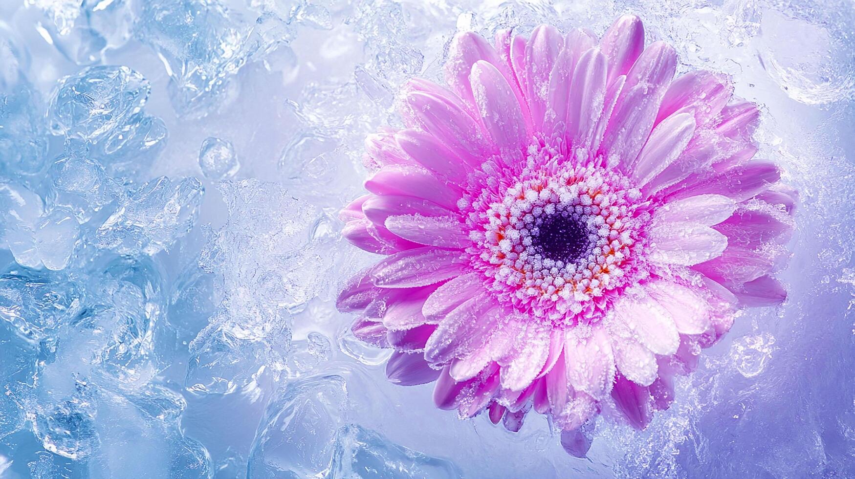 A beautiful pink gerbera daisy blossom in a vase showcases its floral beauty photo
