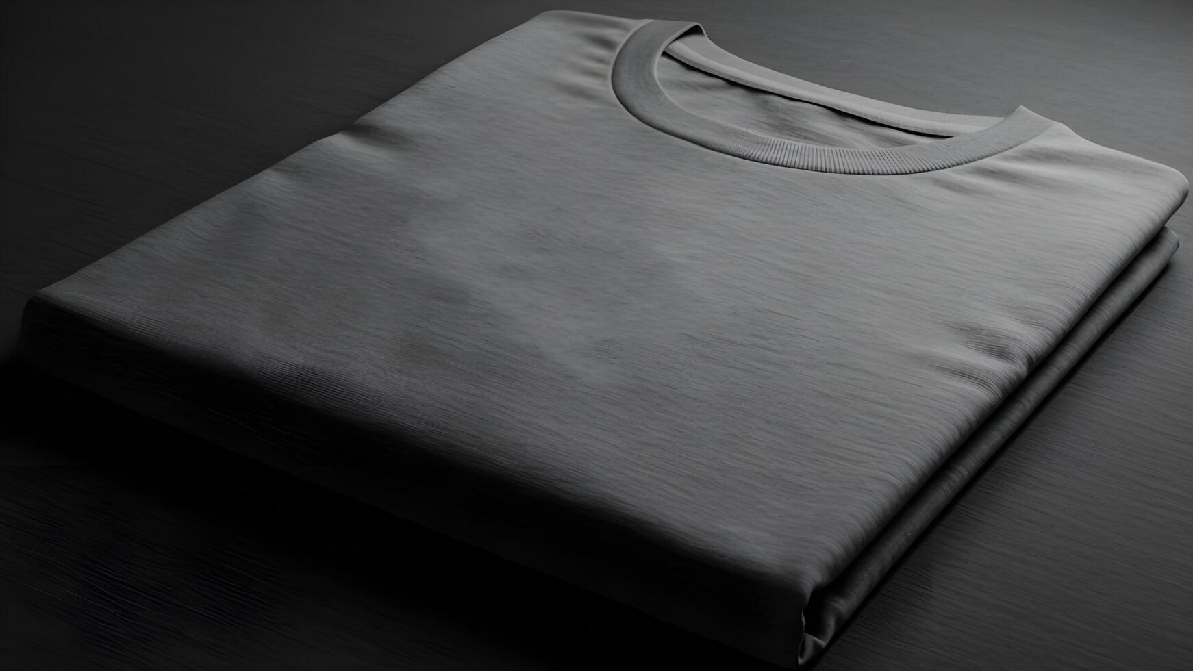 Folded TShirt on Desk photo