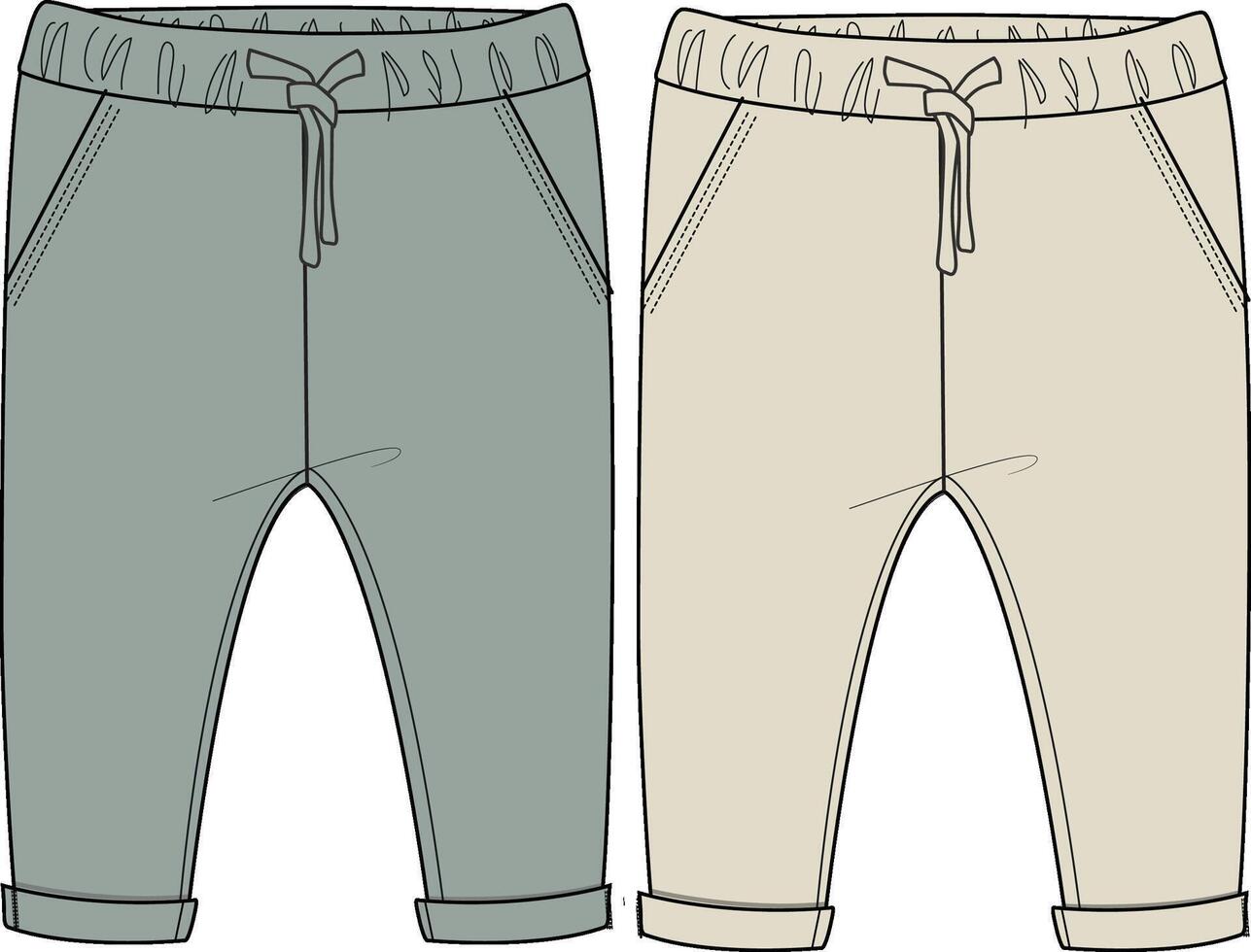 Clothing garments drawing design vector
