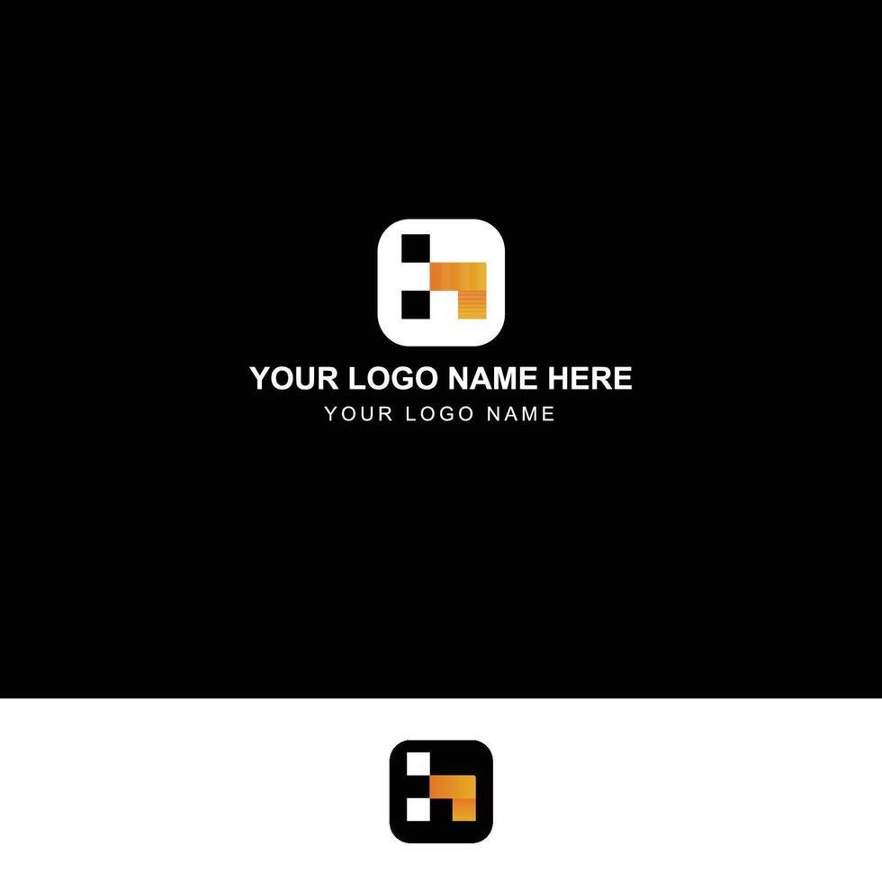 H Letter logo design vector