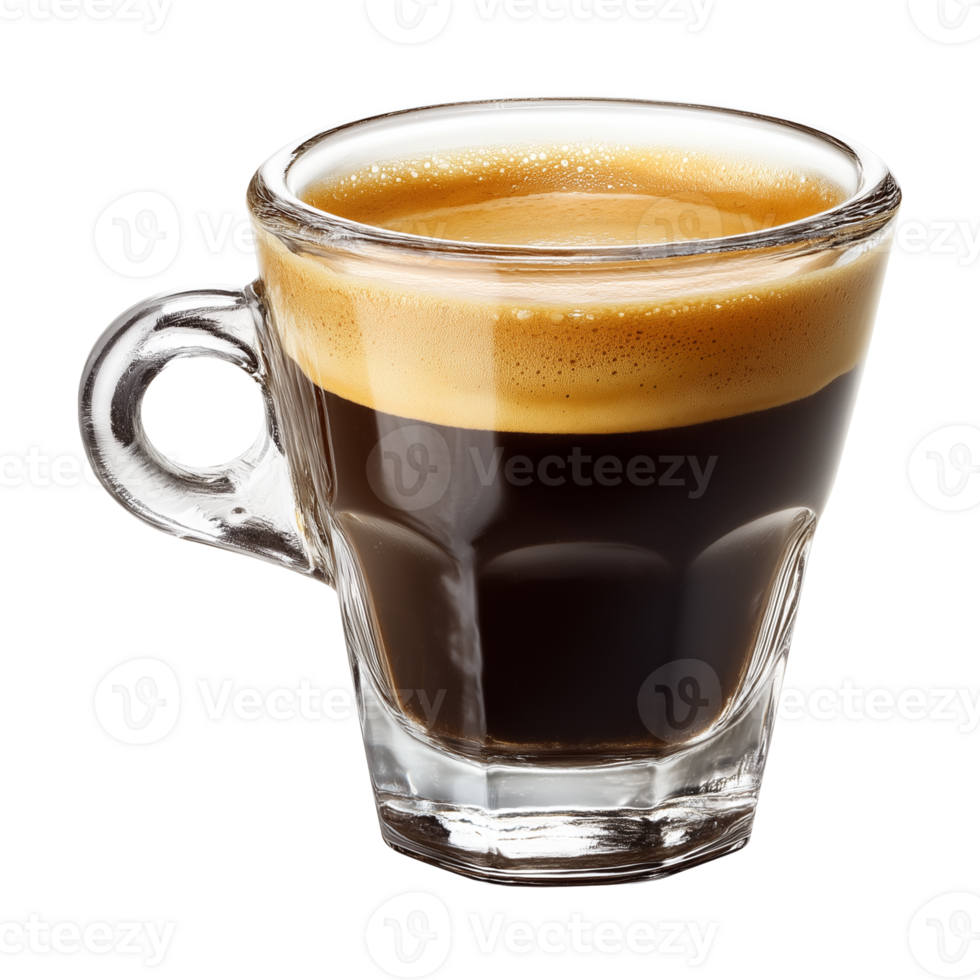 Espresso Shot Isolated on Transparent Background png