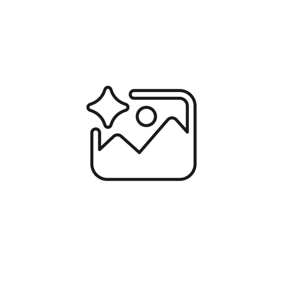 Ai neural design image icon for artificial intelligence applications vector