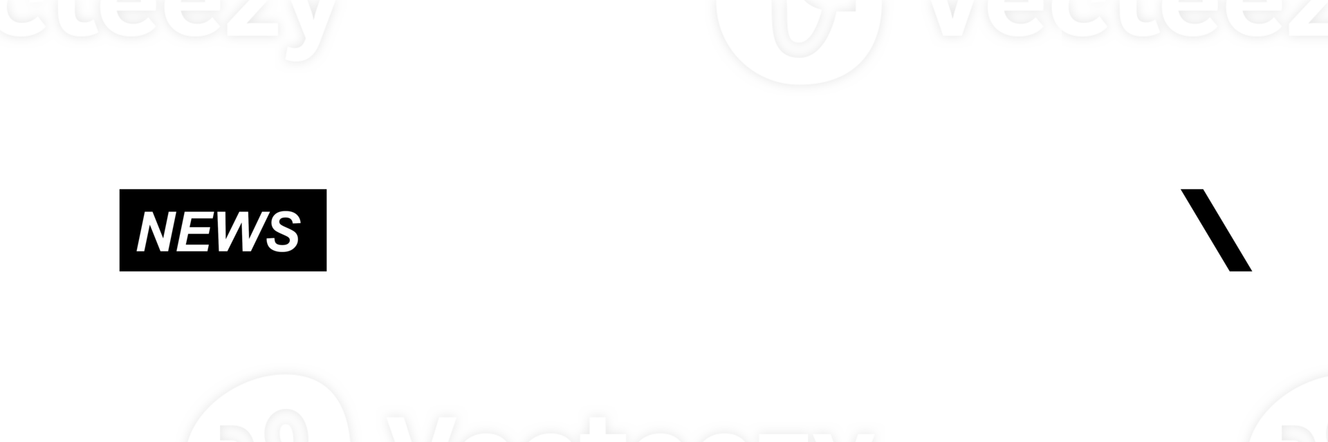 news banner with the word news on it png