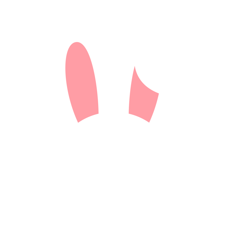 Simple White Bunny png