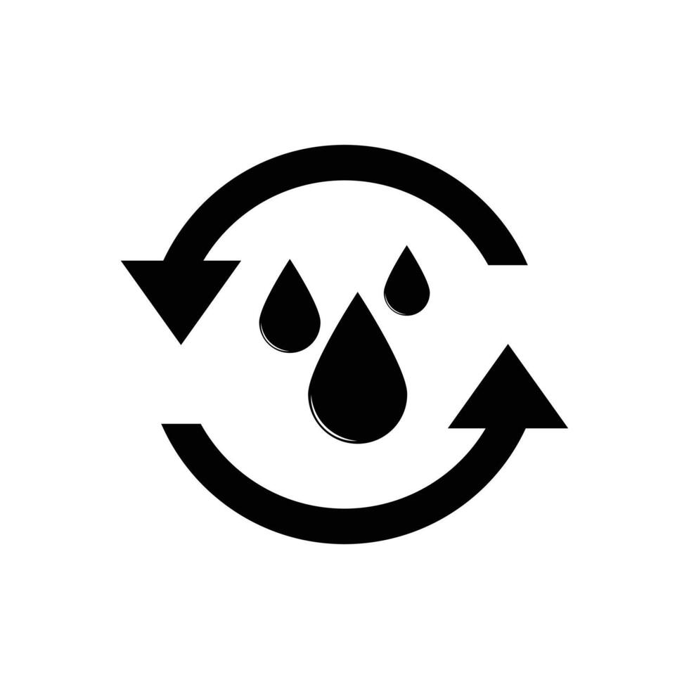 water cycle icon design template vector