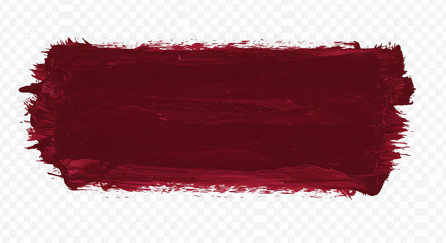 A red paint stain on a white background photo