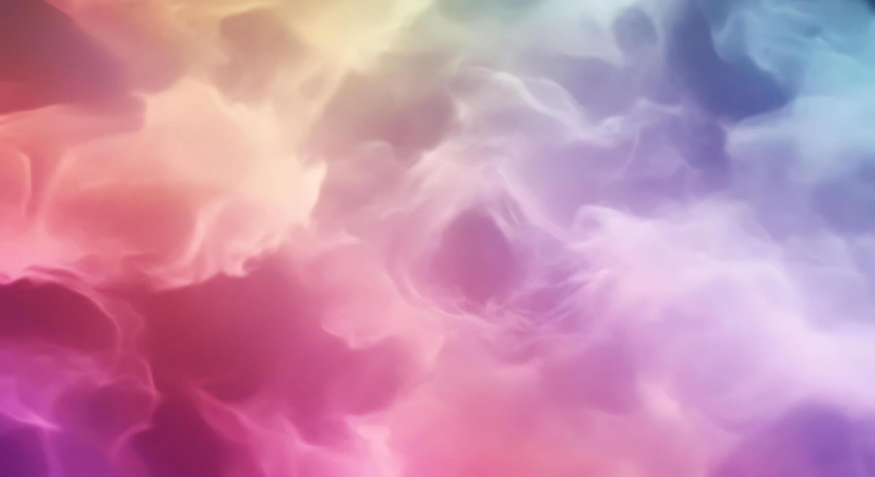 Colorful smoke is shown in this image photo