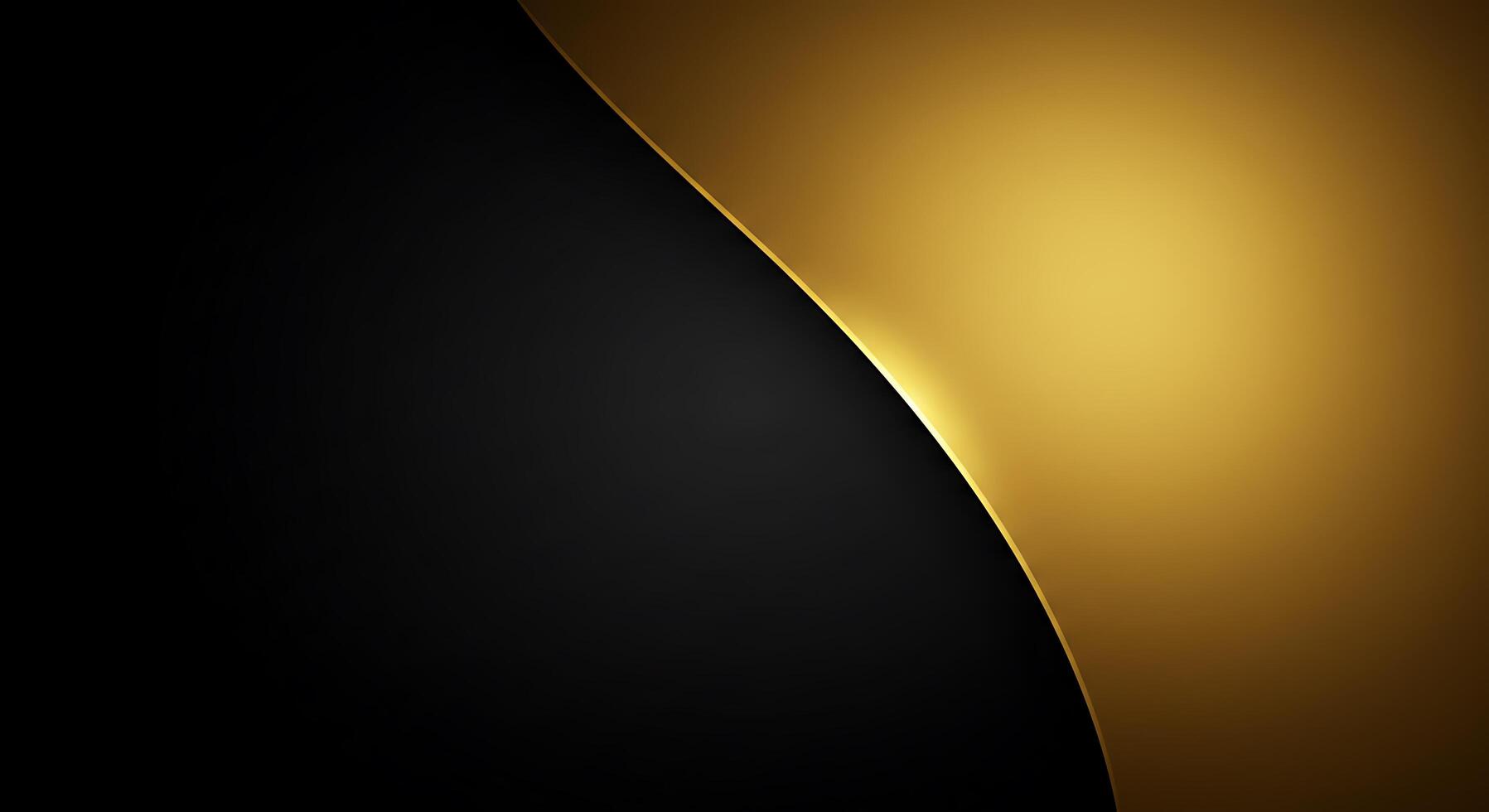 Golden black and gold background with a curved line photo