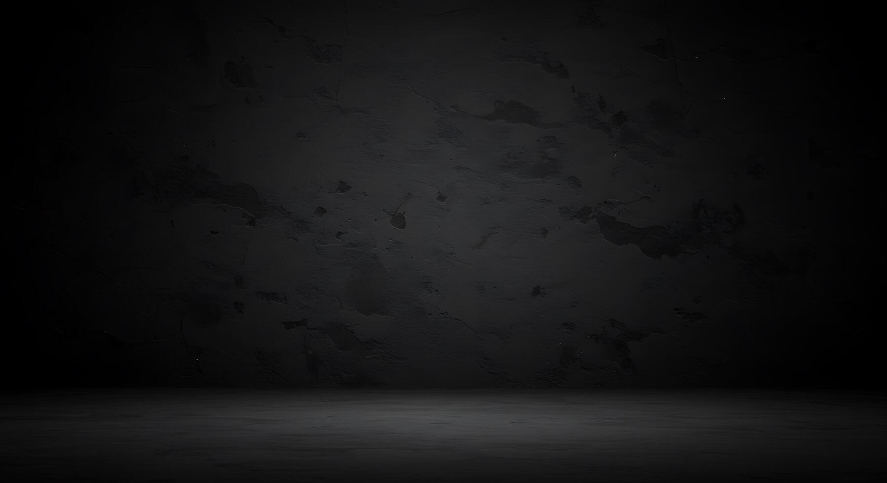 Black background with a grungy wall photo