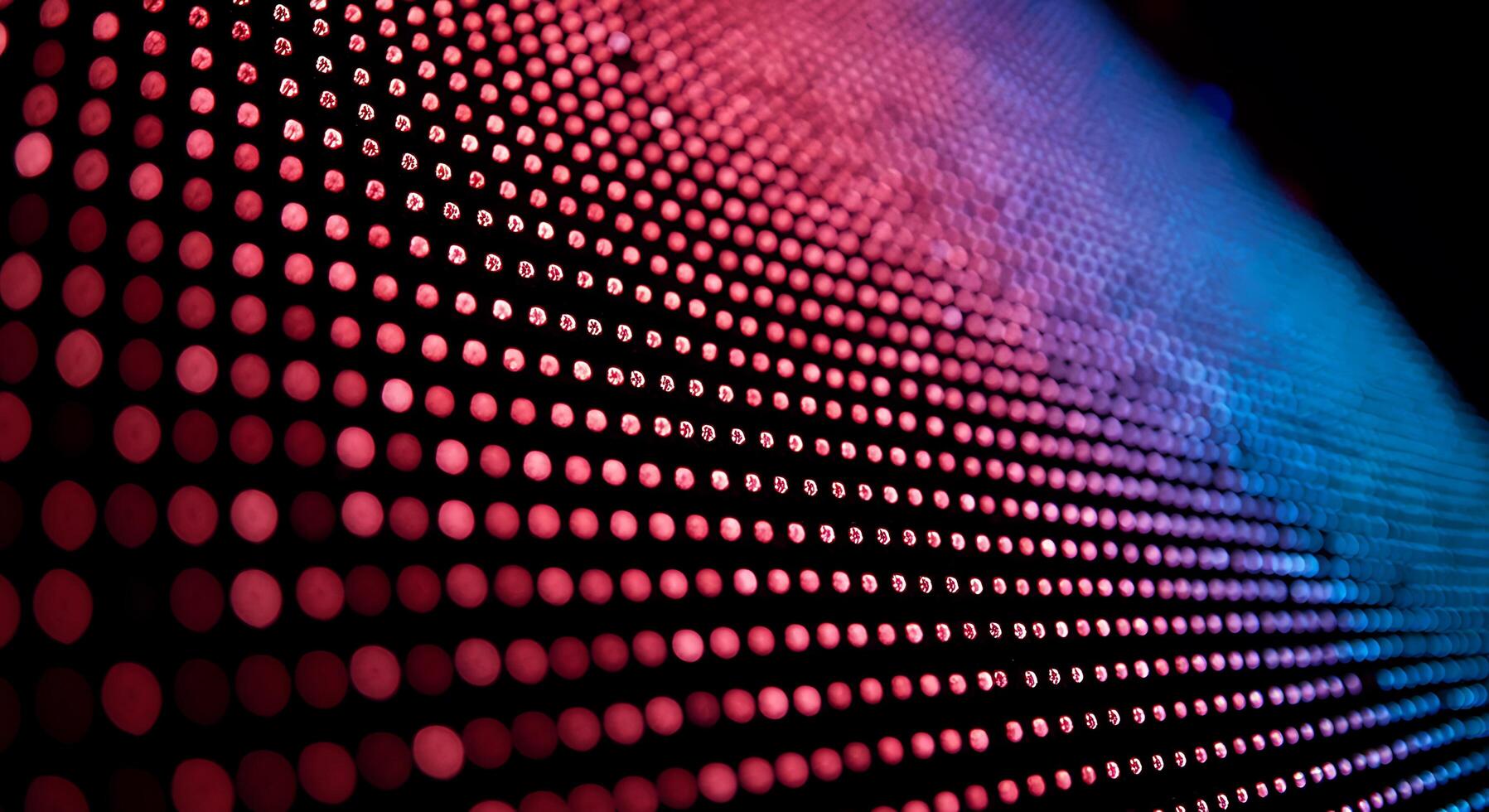 A close up of a colorful display of dots photo