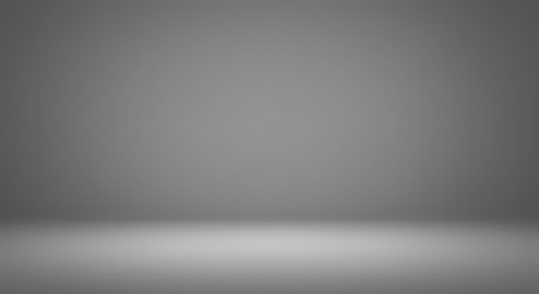 Empty gray room with a light bulb in the middle photo