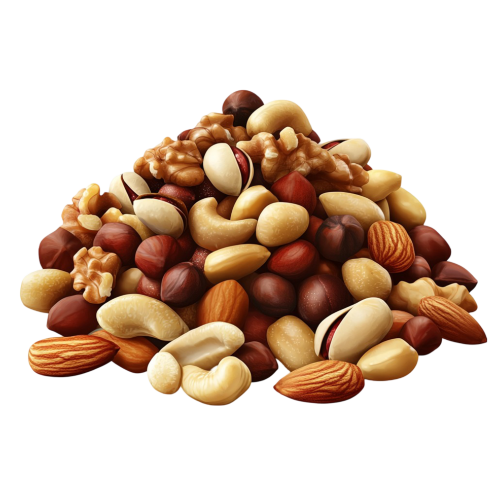 Bowl of Roasted Mixed Seeds Beans png