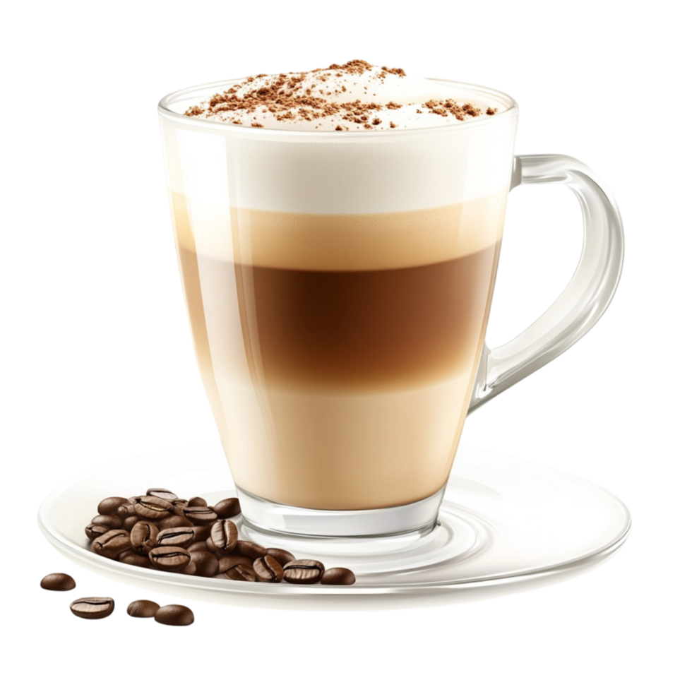 Delicious Iced Mocha with Chocolate Swirls and Whipped Topping png