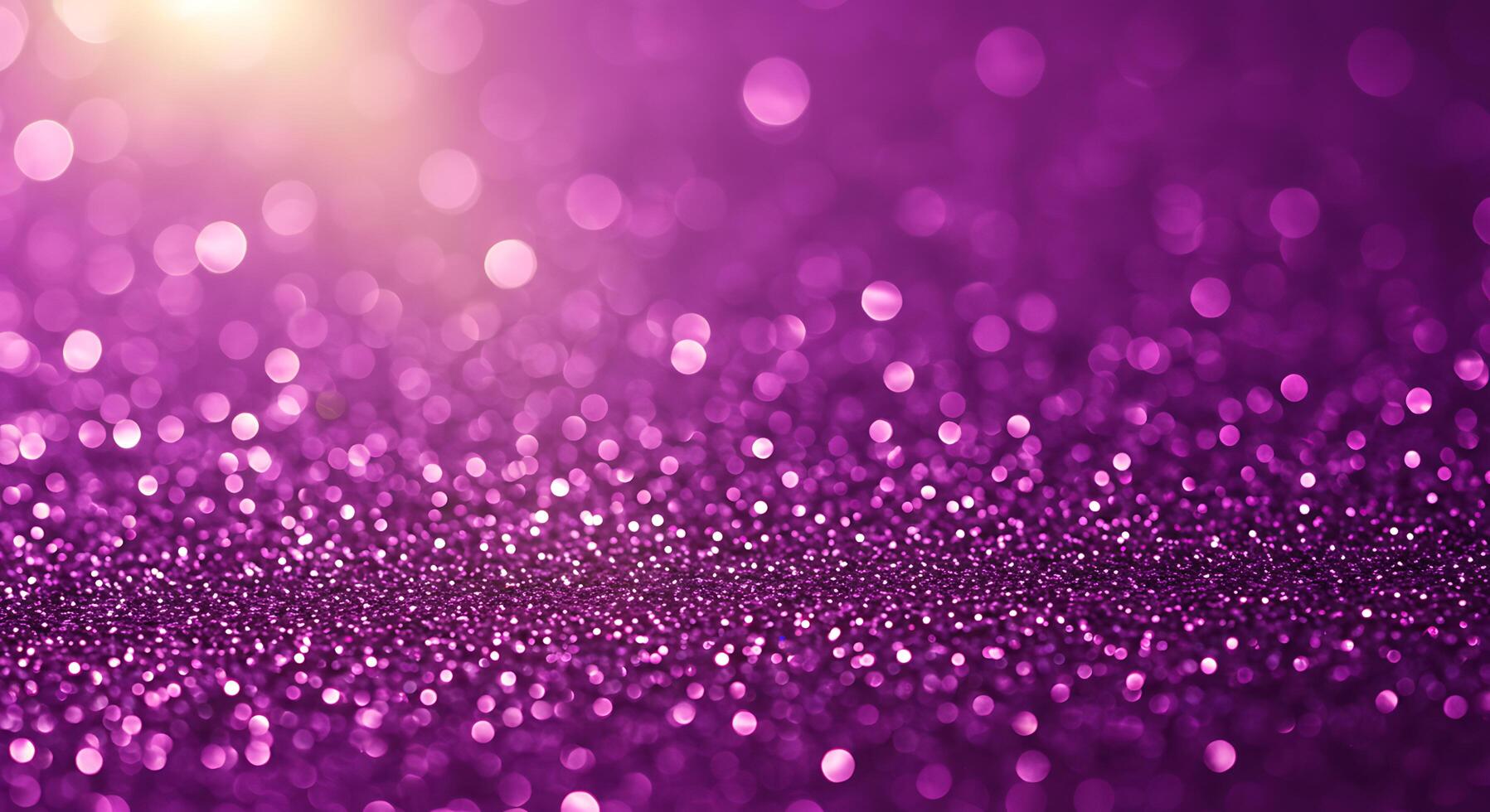 Purple glitter background with a bright light photo