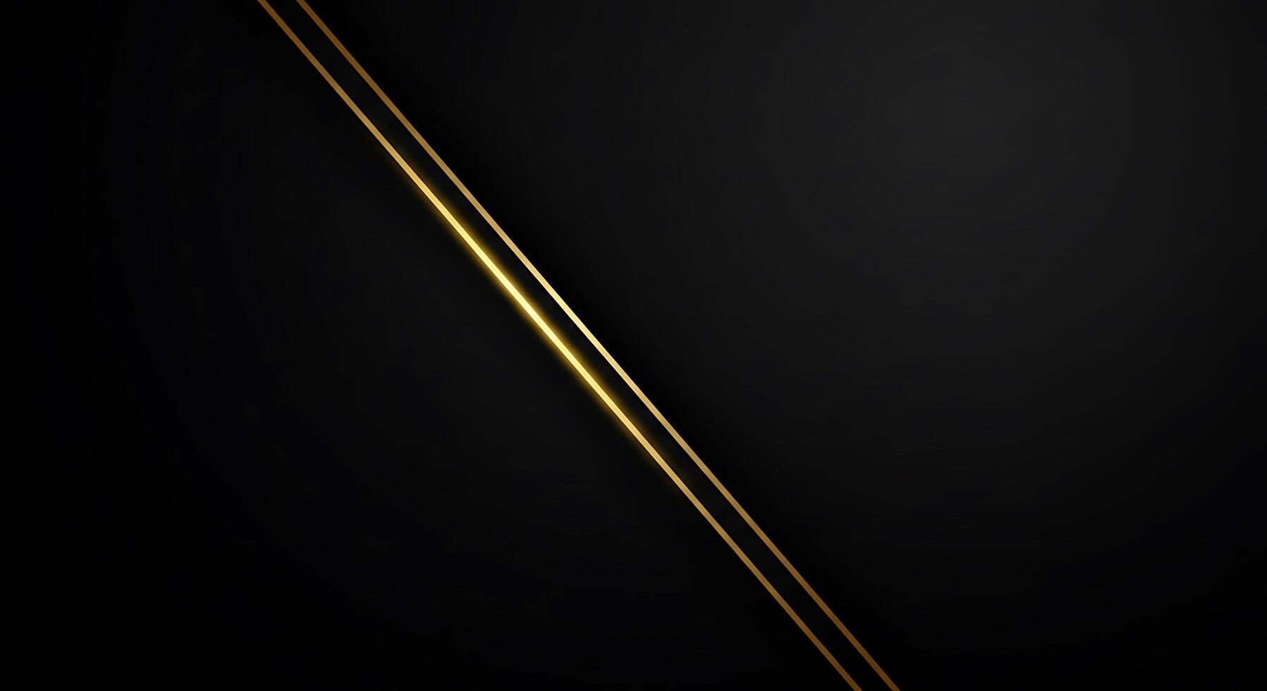 Black and gold abstract background with a golden line photo